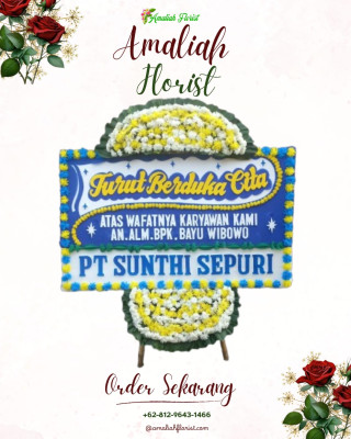 Papan Bunga Duka di Lahundape